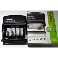 Trodat 48313 13位號碼回墨印章 3.8mm